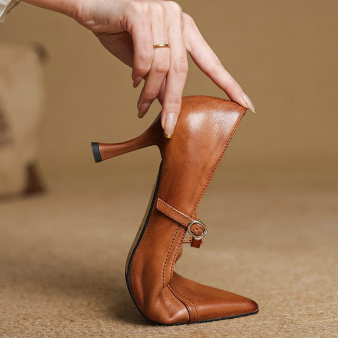 Constance Kožne T-strap Cipele
