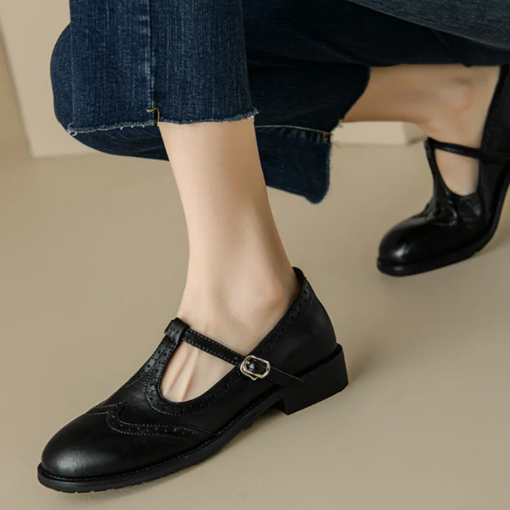Adeline | Elegantne T-strap Mary Janes
