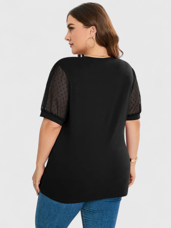 Iolande | Udobna V-Neck Majica