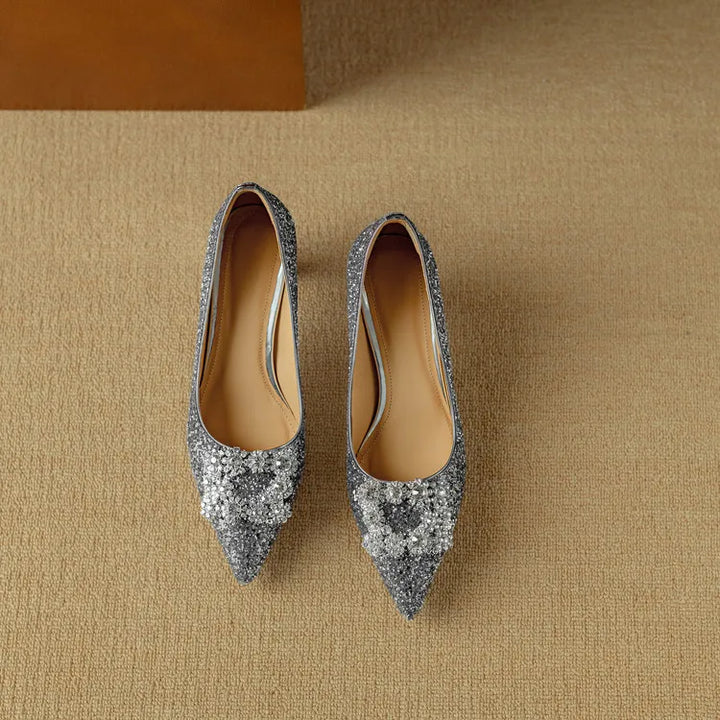 Ernestine | Gloria Glitter Pumps