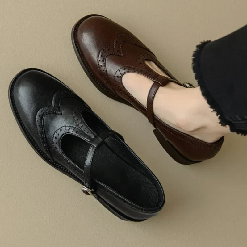 Adeline | Elegantne T-strap Mary Janes