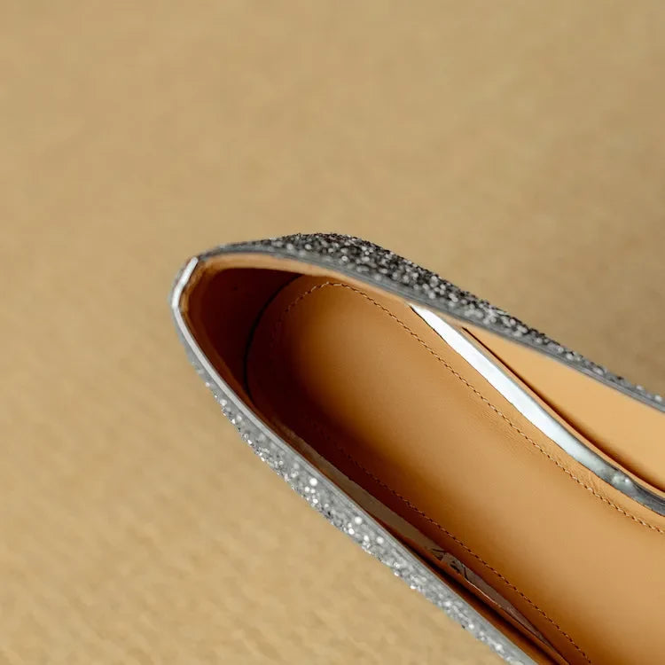 Ernestine | Gloria Glitter Pumps