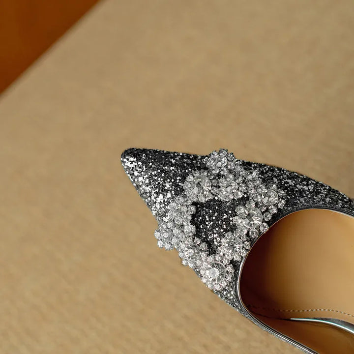 Ernestine | Gloria Glitter Pumps