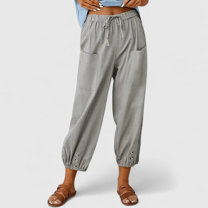 Amandine | Elegantne Pantalone Širokih Nogu