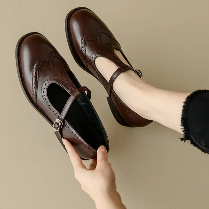 Adeline | Elegantne T-strap Mary Janes