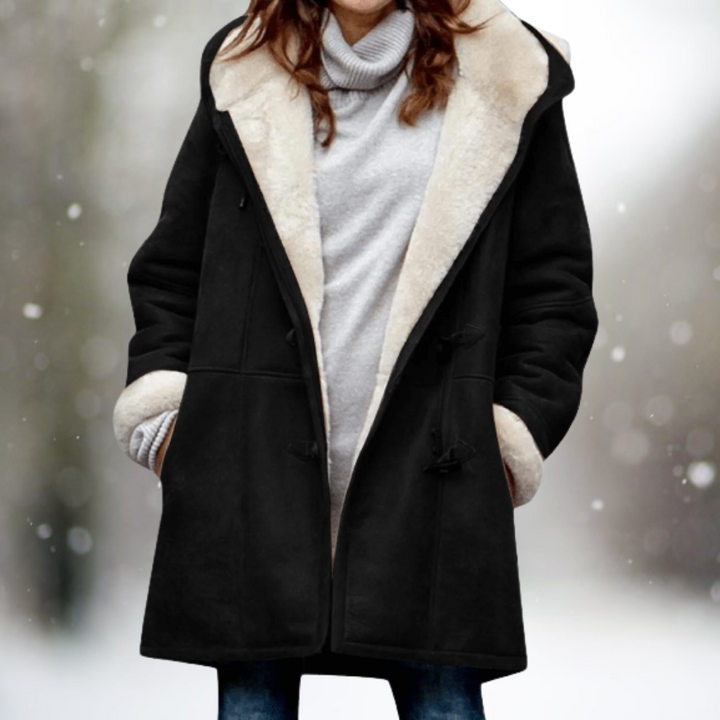 Flavie | Topla Suede Fleece Jakna za Jesen