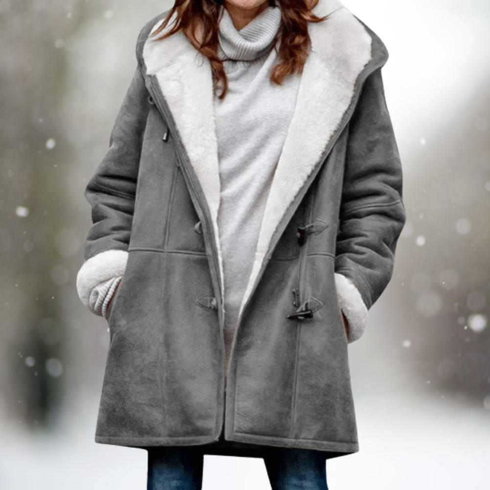 Flavie | Topla Suede Fleece Jakna za Jesen