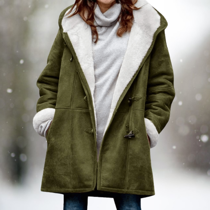Flavie | Topla Suede Fleece Jakna za Jesen