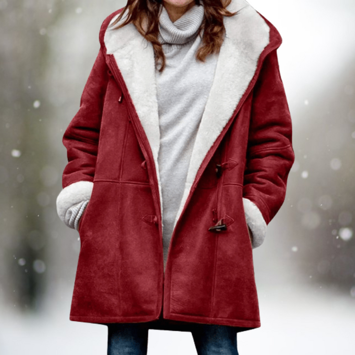 Flavie | Topla Suede Fleece Jakna za Jesen