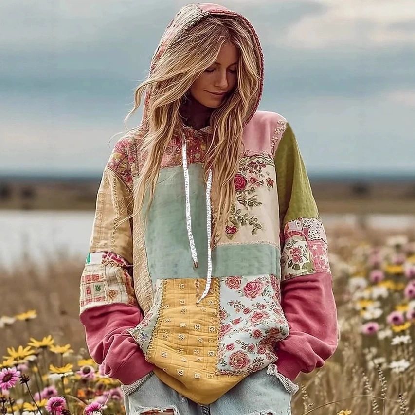 Alcyone | Ženska Boho Pletena Dukserica