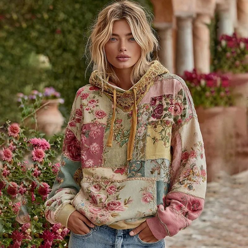Alcyone | Ženska Boho Pletena Dukserica