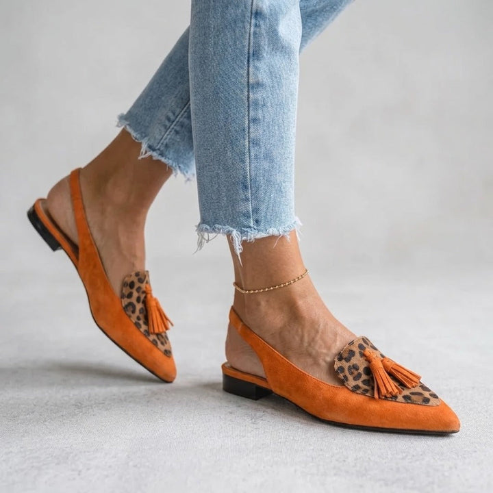 Irene | Slingback Mule sa Čipkastim Detaljima