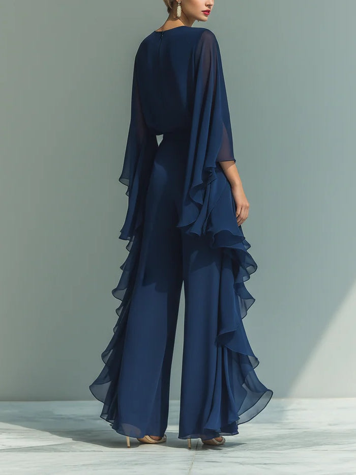 Fauve | Elegantna Tokova Večernja Kombinezon