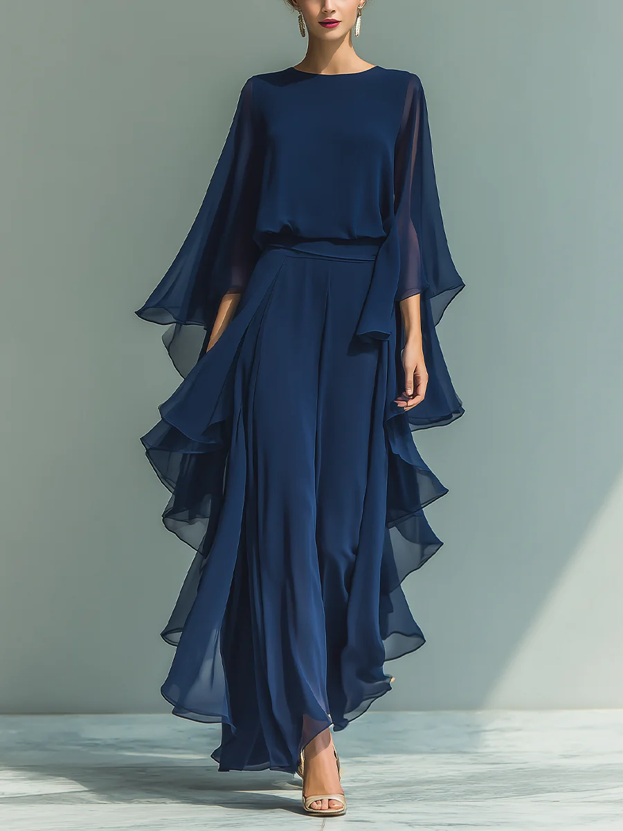 Fauve | Elegantna Tokova Večernja Kombinezon