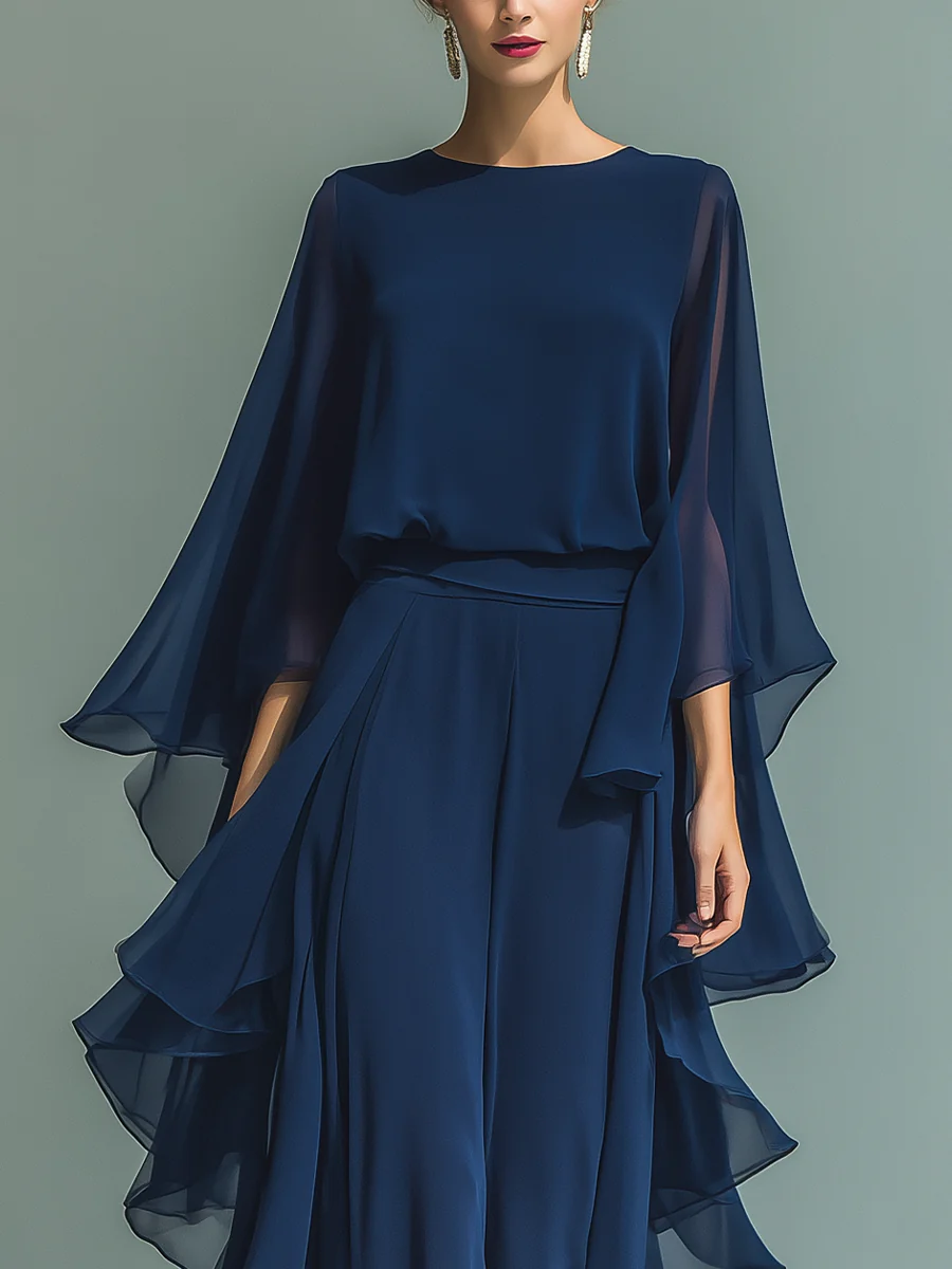 Fauve | Elegantna Tokova Večernja Kombinezon