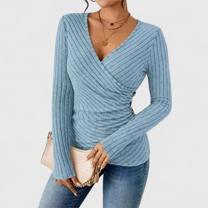 Arielle | Elegantan Tuck Top