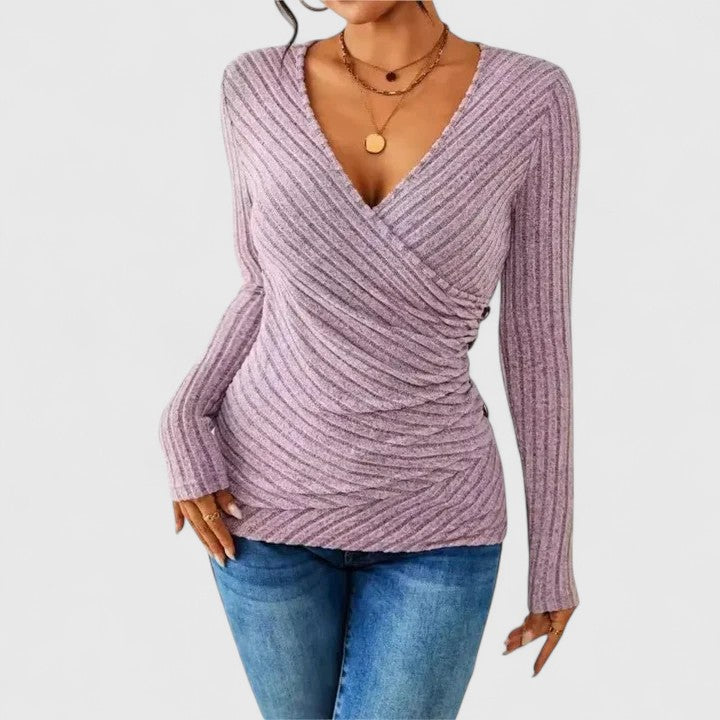 Arielle | Elegantan Tuck Top