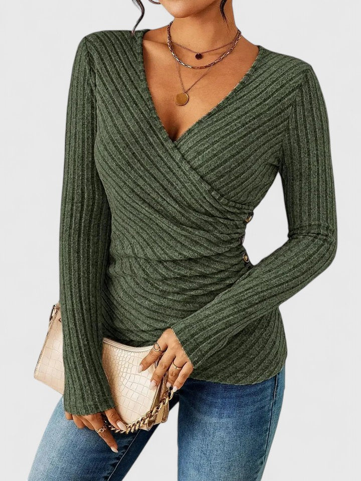 Arielle | Elegantan Tuck Top