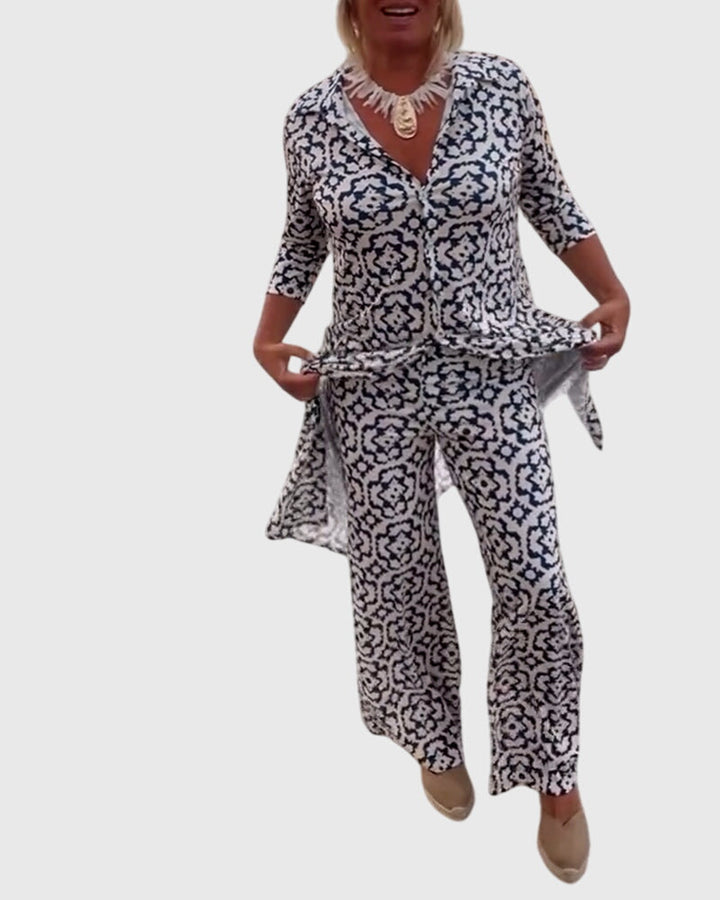 Ines | Elegantna Vintage Dvodelna Komplet