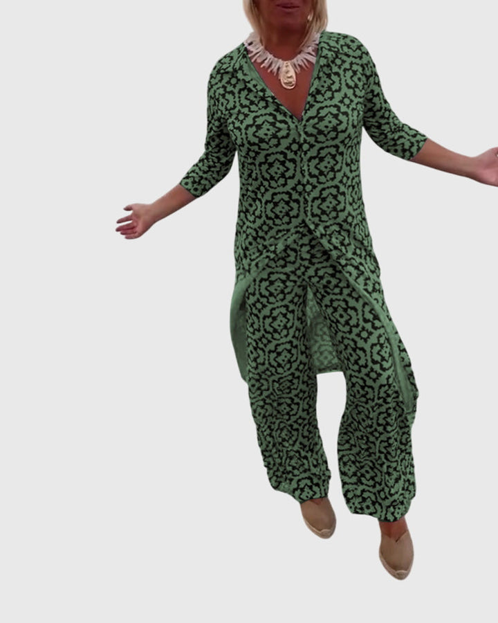 Ines | Elegantna Vintage Dvodelna Komplet