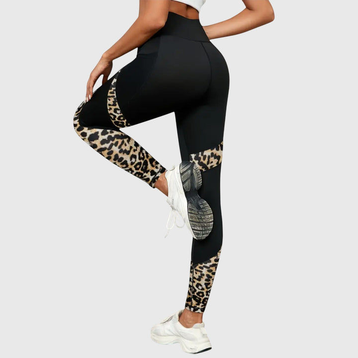 Reverie | Pantalone za vežbanje sa visokim strukom i leopard printom
