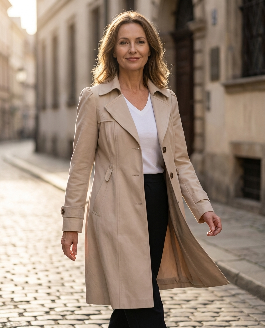 STANISLAVA | Elegantni kaput u vintage stilu