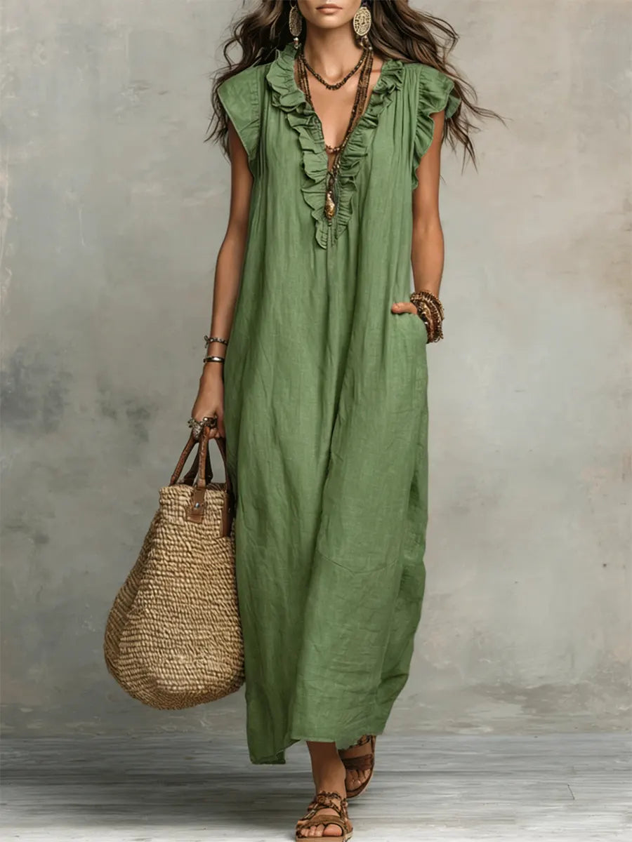 Camellia | Elegantna letnja maxi haljina