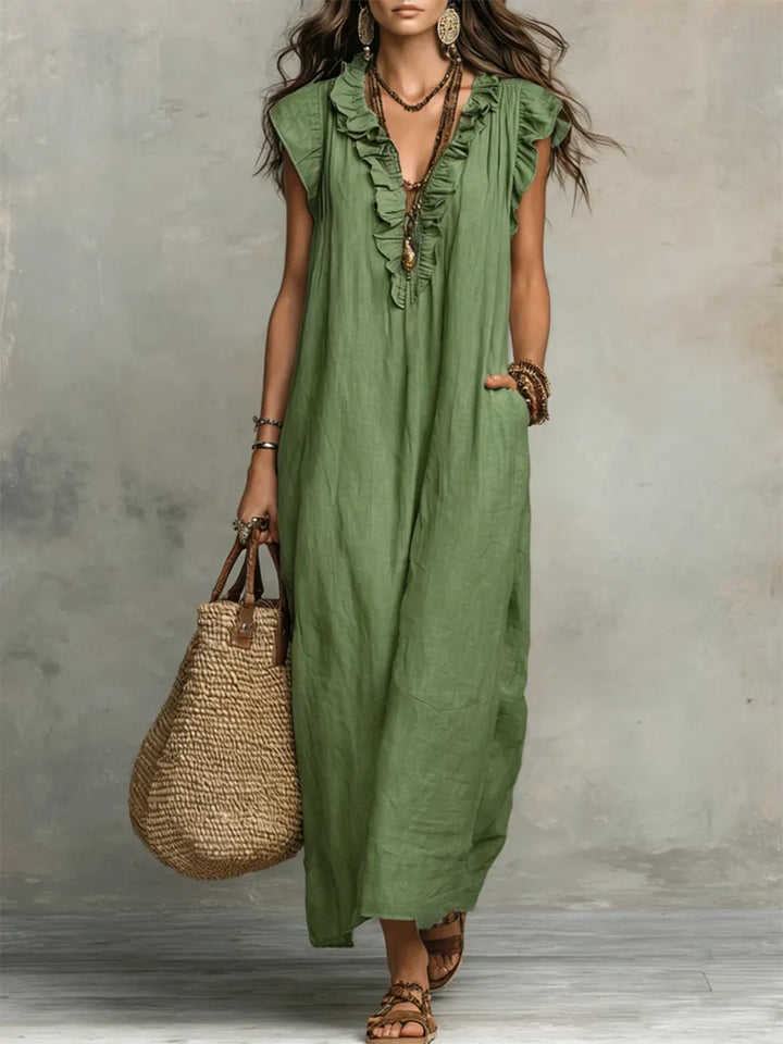 Camellia | Elegantna letnja maxi haljina