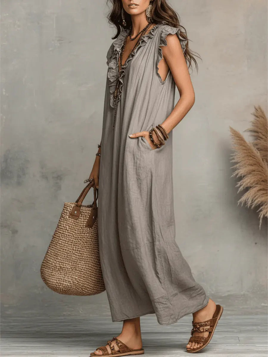 Camellia | Elegantna letnja maxi haljina