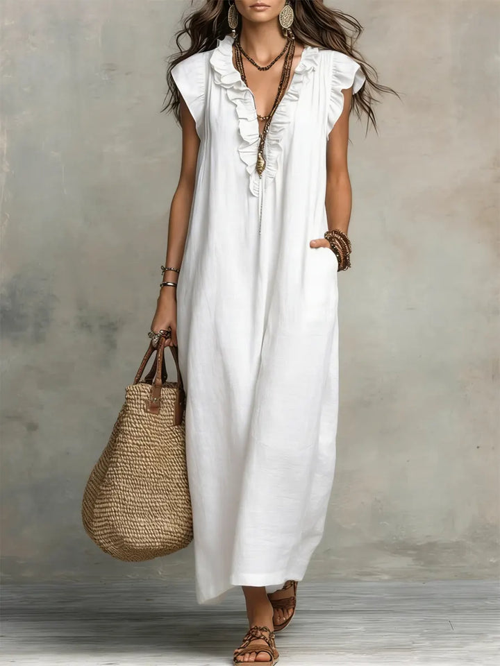 Camellia | Elegantna letnja maxi haljina
