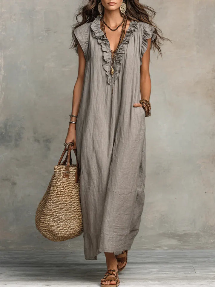 Camellia | Elegantna letnja maxi haljina