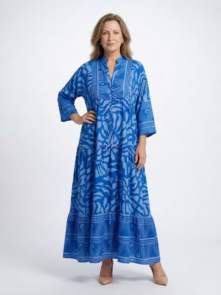 Evangeline | Haljina midi sa dugmadima